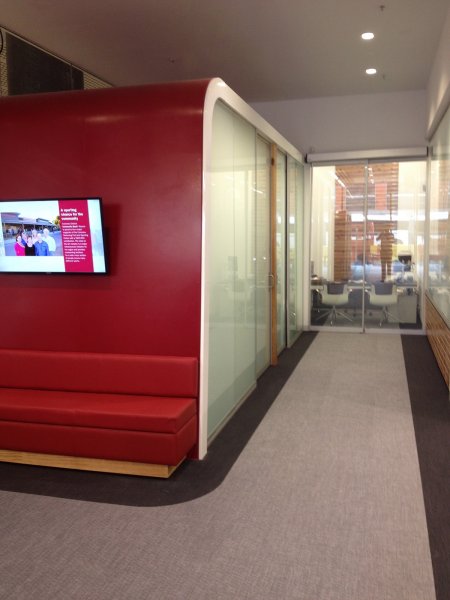 Bendigo Bank Project - Switchable Privacy Glass Office Completion 1