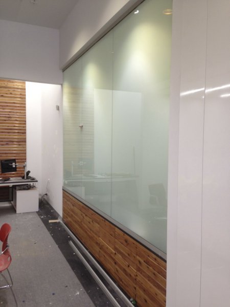 Bendigo Bank Project - Switchable Privacy Glass Office Completion 3