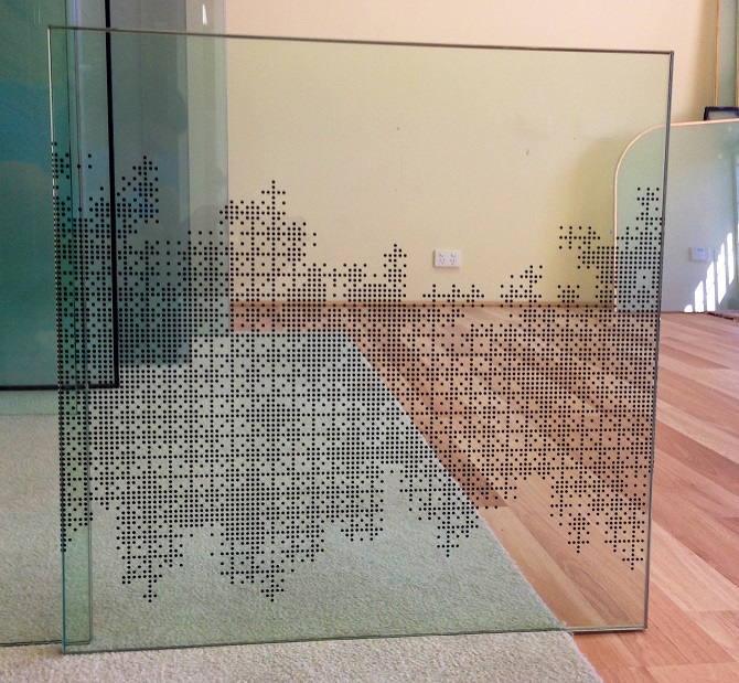 Laminated Fritted Glass