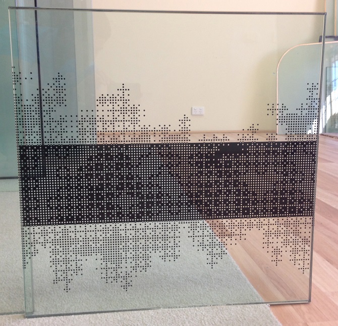 Laminated Fritted Glass
