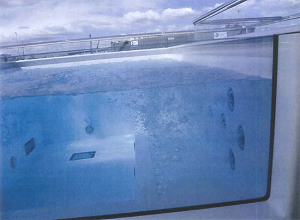 Spa Bath on Motor Yacht Project - Custom Glass Products